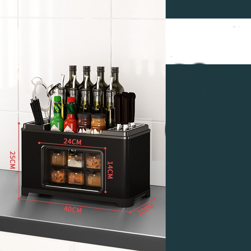 Transform Your Kitchen with Our Stainless Steel Condiment Storage Rack!